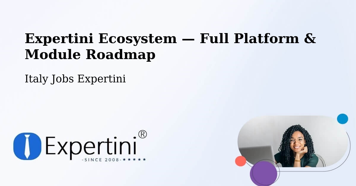 Expertini Ecosystem — Full Platform & Module Roadmap – Chieri