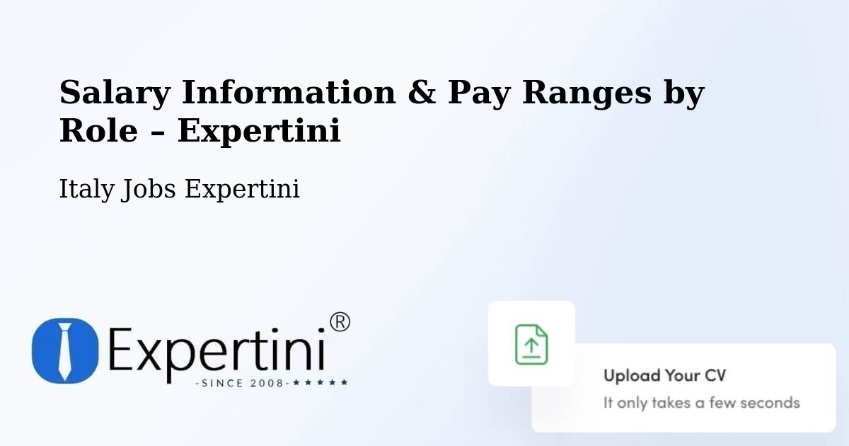 Salary Information & Pay Ranges – Chieri - Chieri, Italy Jobs Expertini